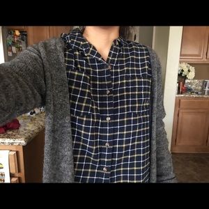 Urban outfitters BDG cropped flannel shirt
